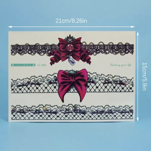 🎀 Sailor Moon Lace Tattoos - Picture 6 of 6